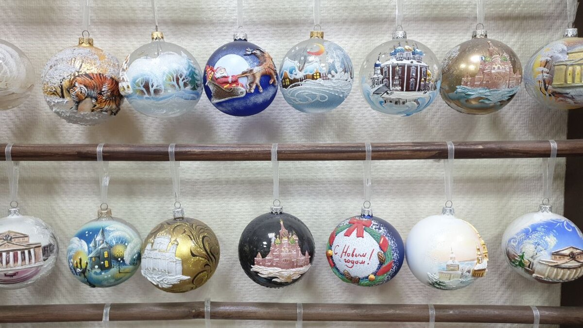 елочные украшения ручной работы