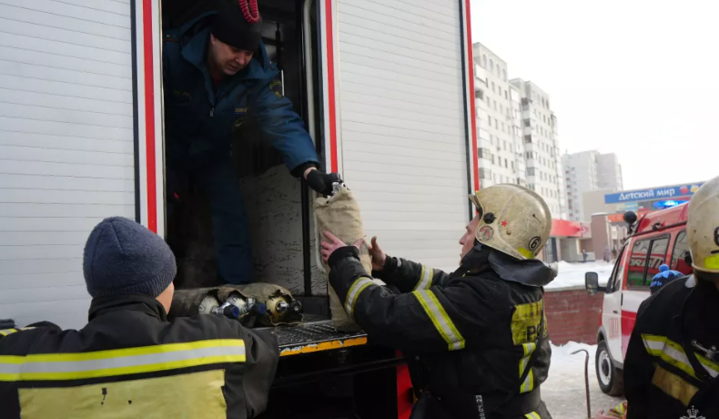 Фото с места происшествия Источник: ГУ МЧС по Алтайскому краю