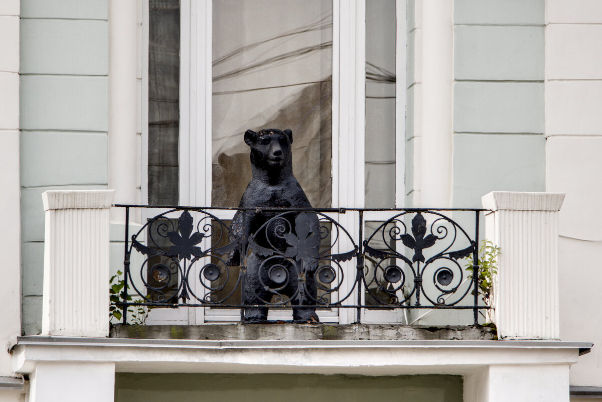 Вот такой парень взирает на проходящих