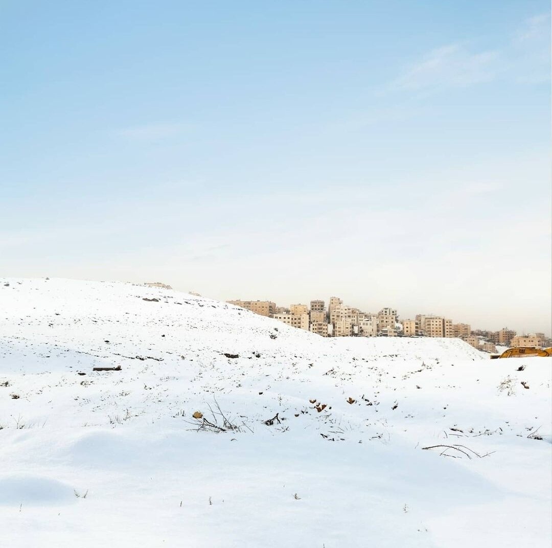 Амман в снегу, 2021 г. (фото автора).