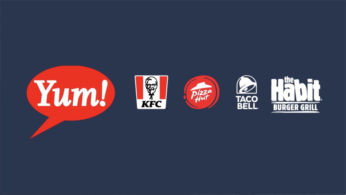Yum repo d. Yum! Brands. Yum KFC. KFC pizza Hut. Бренд Yam.