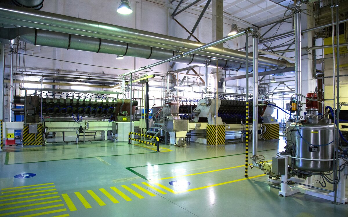 Отделение по переработке какао-бобов