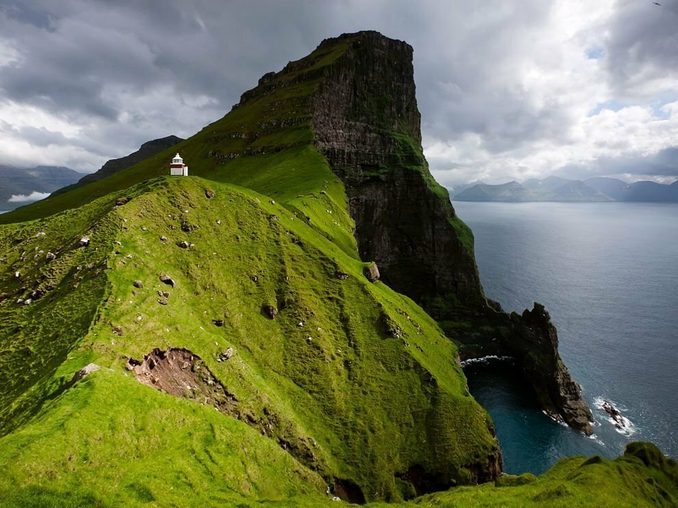 Faroe islands. Фарерские острова остров Калсой.