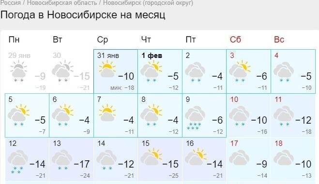 Озвучен прогноз погоды на ноябрь года в Новосибирске - cleartagil.ru