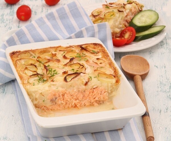    Горбуша с картофелем под сливочным соусом. Фото: Валентина Билунова/BurdaMedia