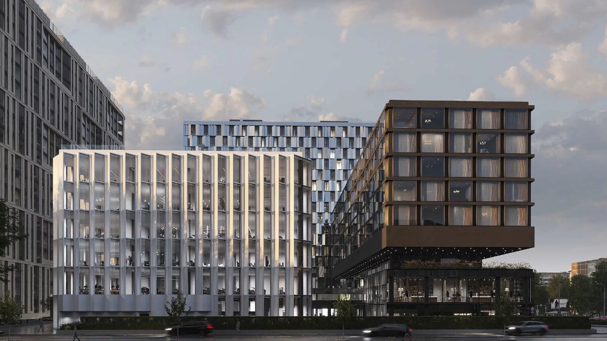 Проект Lunar с офисным оосбняком