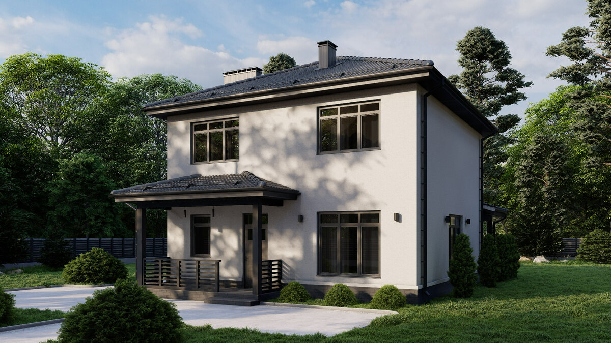 Дом из газобетонных блоков