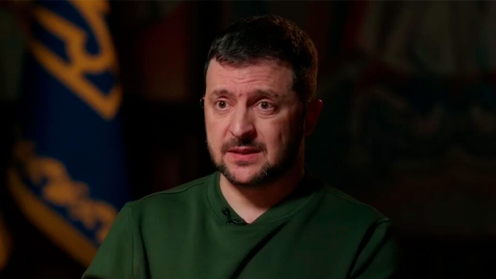    Фото: Скриншот видео из официального telegram-канала Зеленского