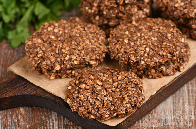 Овсяное печенье без выпечки (минимум продуктов и способ приготовления простой)