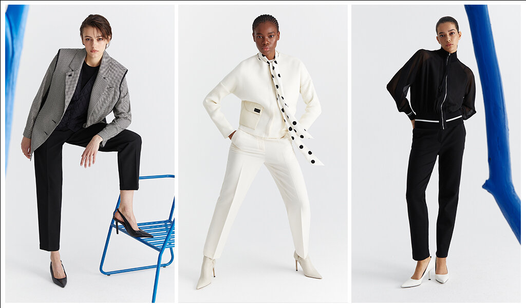 зимний модный брюк. брюки зимние для женщин с подиумов. ральф лорен показ. стильные брюки. зимние брюки женские.