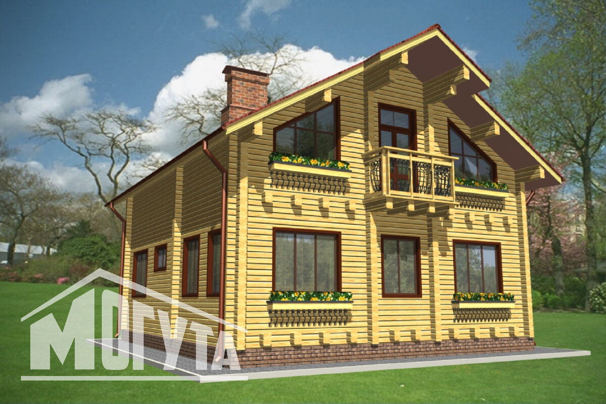 Строительство деревянного дома проект могута.рф