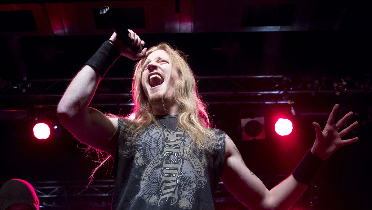 Солист группы DragonForce Марк Хадсон © Frank Hoensch/Getty Images