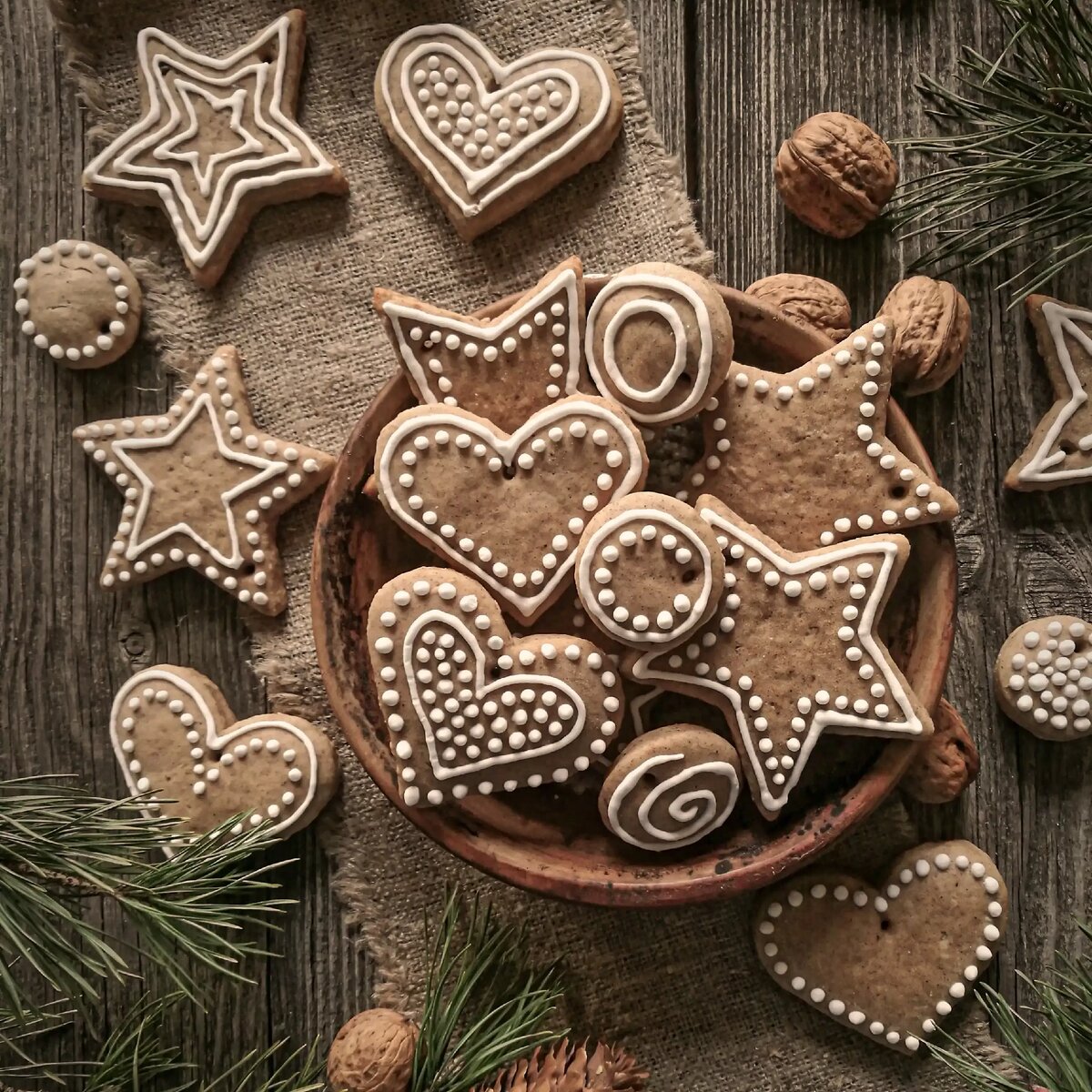 Pepparkakor имбирное печенье