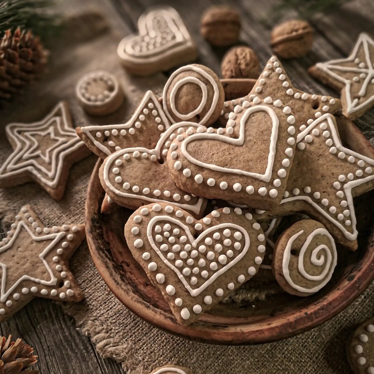 Pepparkakor имбирное печенье