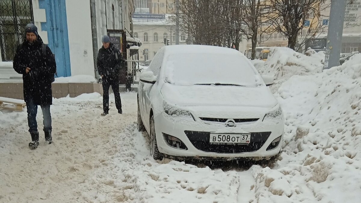    Ивановцы жалуются на нечищеный город