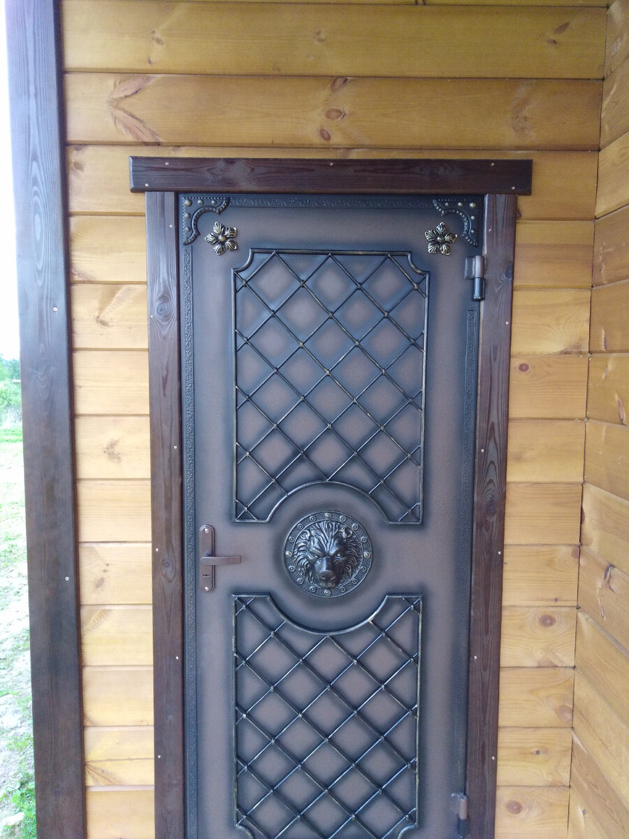 Дверь входная,муж сварил своими руками