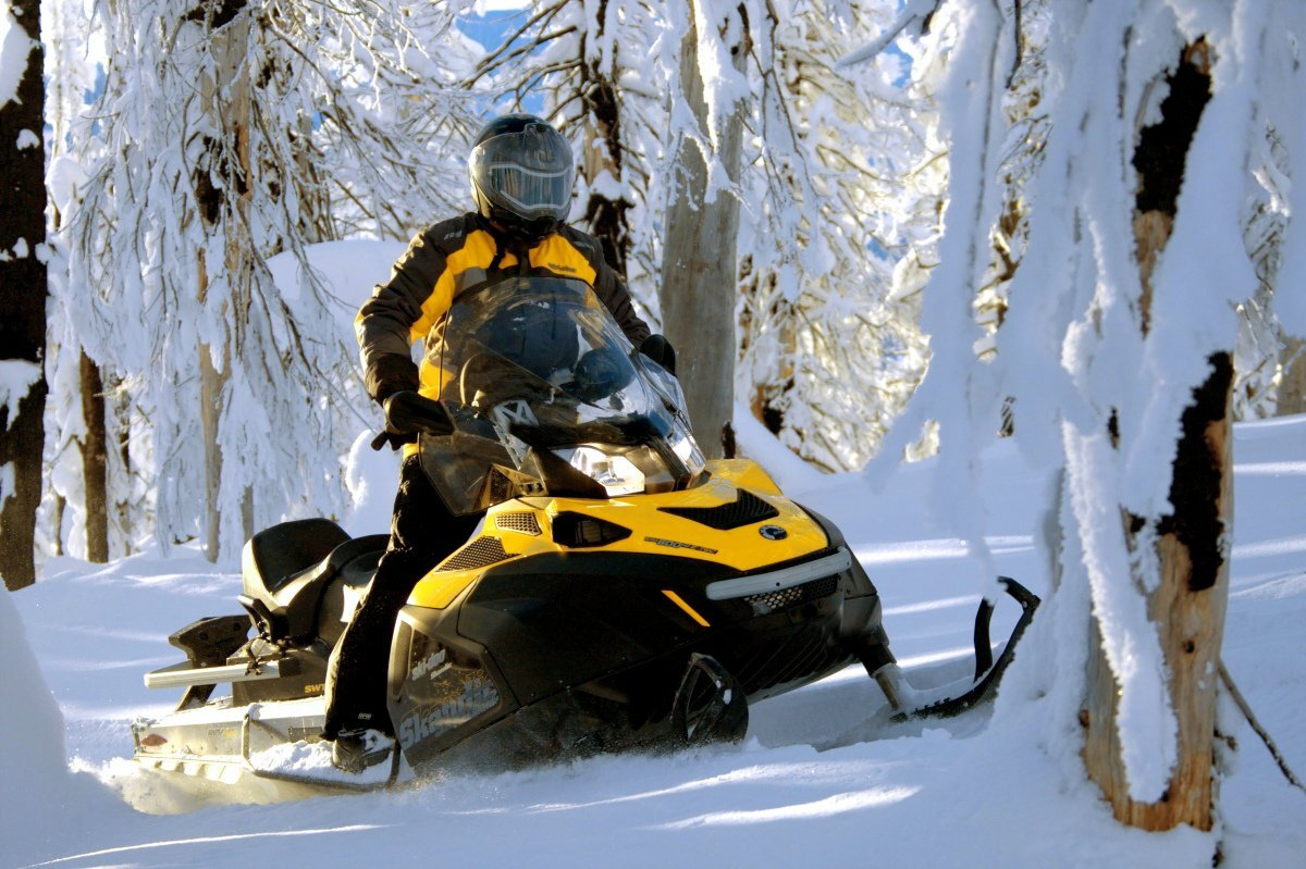 Ski Doo Freeride 154 в горах