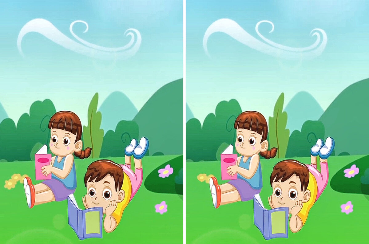 Рассмотрите внимательно красочные картинки и попробуйте увидеть в чём ...