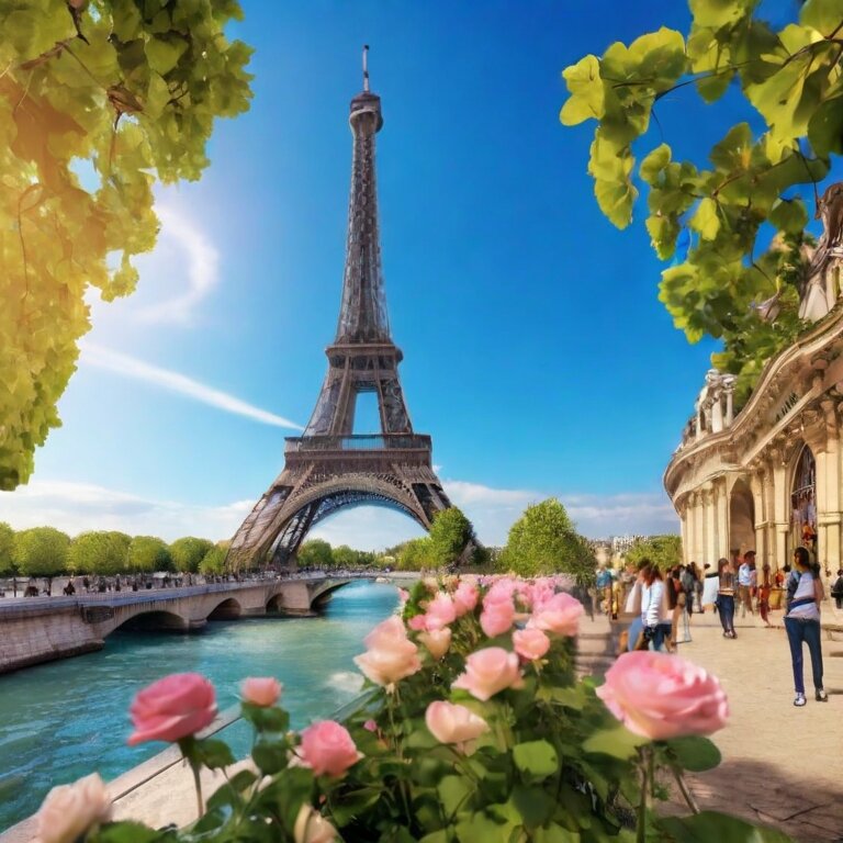 Виртуальный тур по Парижу.