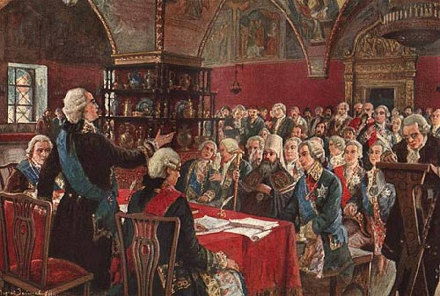 Екатерининская комиссия 1767 г. Матвей Маркович Зайцев
