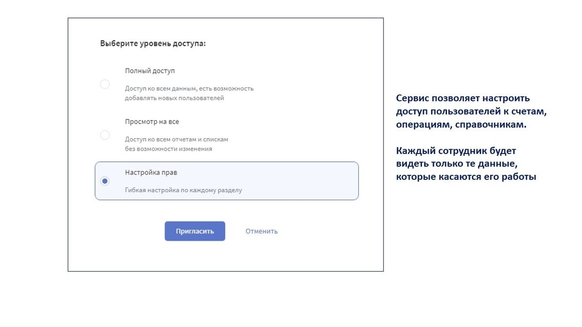 Гибкая настройка прав доступа в Финтабло