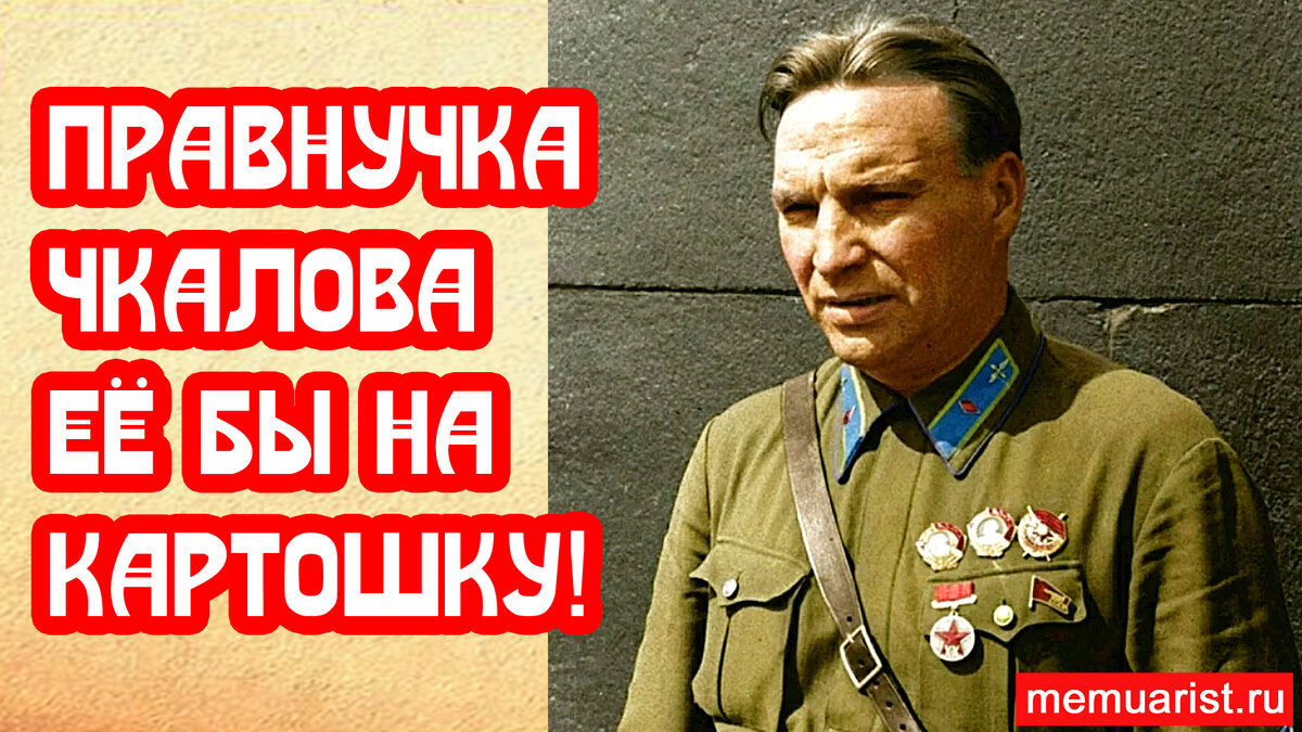 Правнучку Чкалова на картошку бы. Призывает ядерной бомбой по Москве | 📚  МемуаристЪ. Канал о Сталине | Дзен