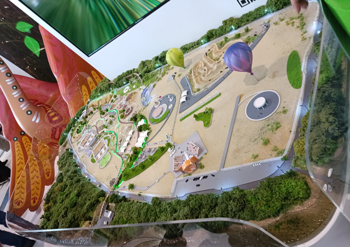 Макет на стенде Липецка