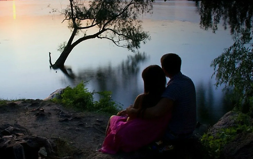 счастливая любовь. вдвоем теплее. нежность счастье. романтика на природе. вдвоём с тобой.