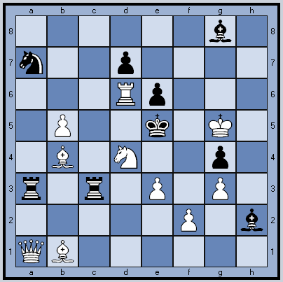 1. Кd4.