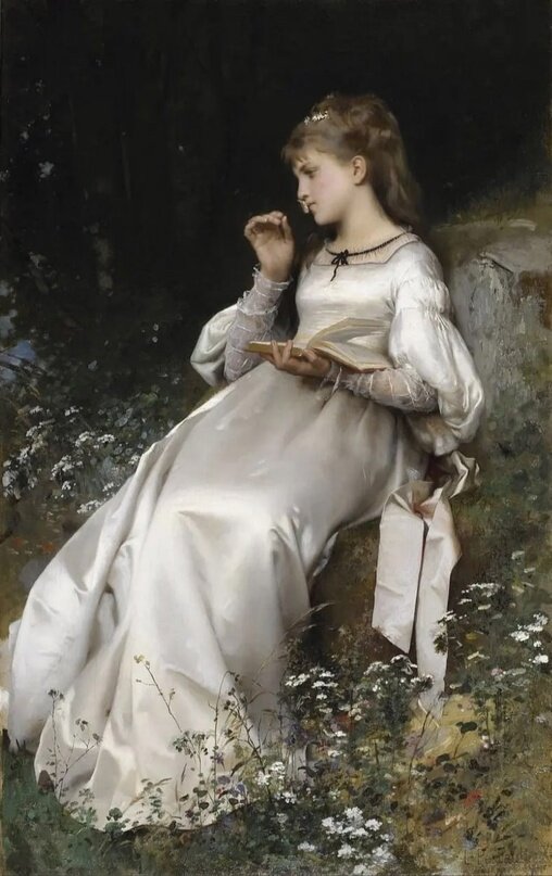 Жан Леон Базиль Перро. «Девушка, читающая письмо» (1877)