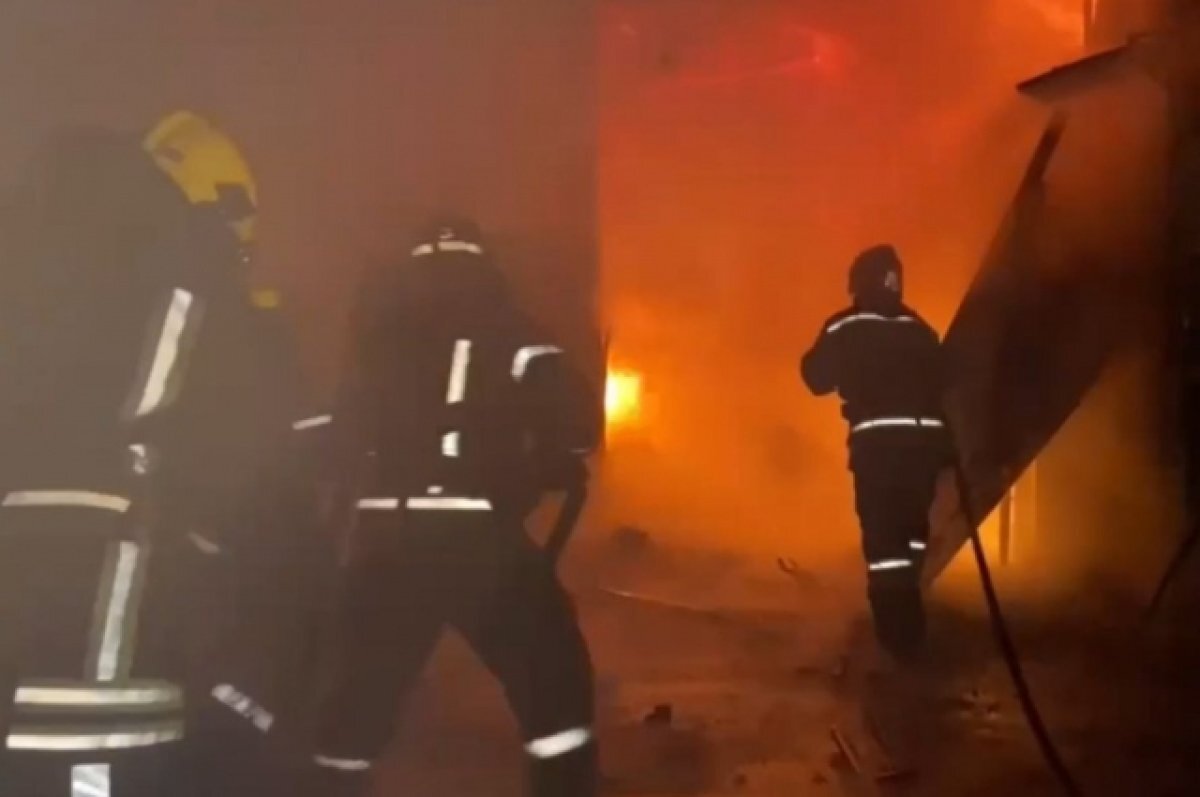    В Краснодаре произошел пожар на Восточном рынке