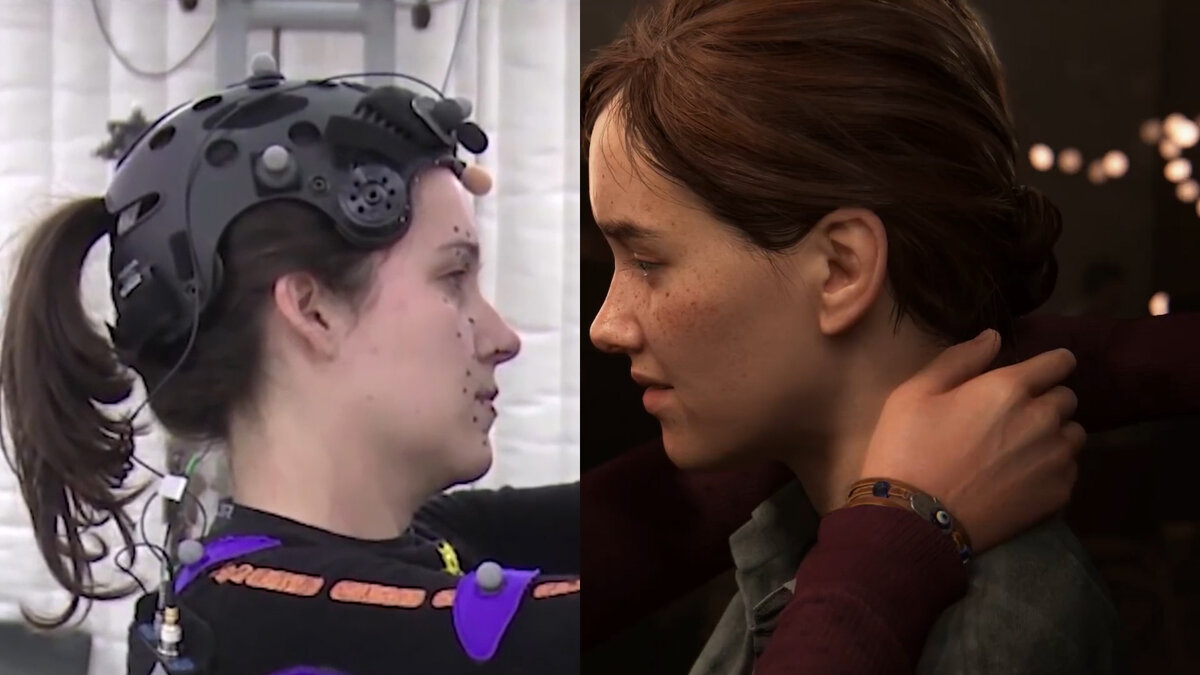 Сцена поцелуя из игры The last of us 2