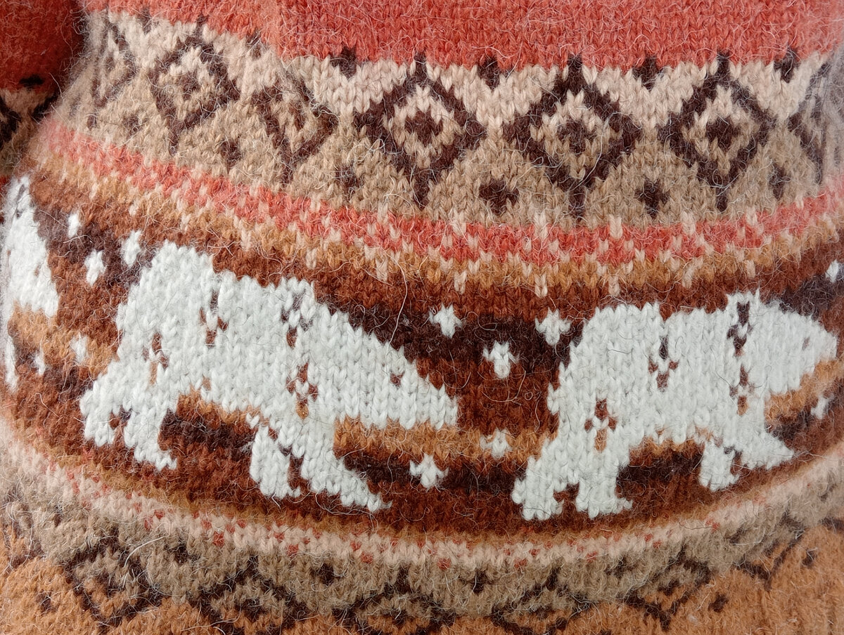 Жаккард белые медведи, фото авторов