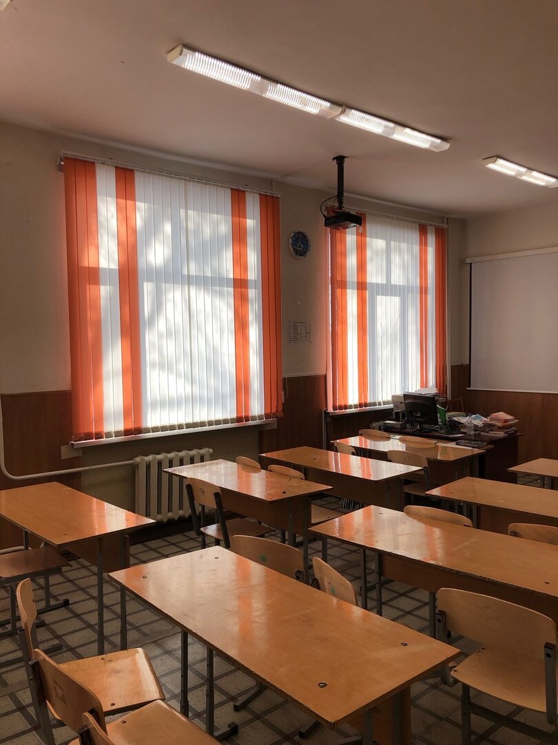 Вертикальные жалюзи для детских садов и школ в Оренбурге. Дом Жалюзи