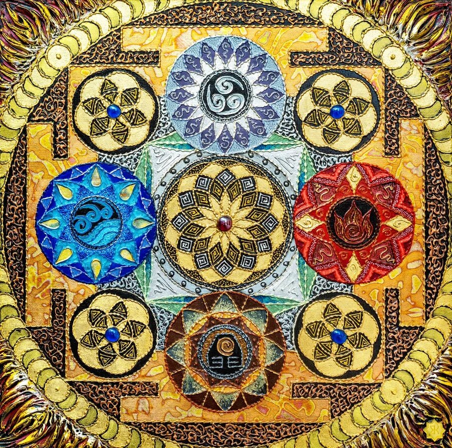 Выбери свою стихию для ритуала. Стихийная мандала Елены Карловой