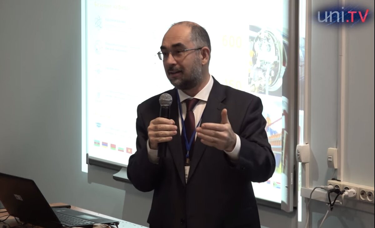 Выступление и.о. ректора Государственного университета "Дубна" Андрея Сергеевича Деникина