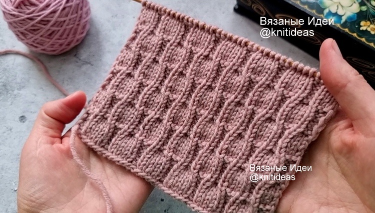 Супер просто и красиво! Лицевые и изнаночные петли