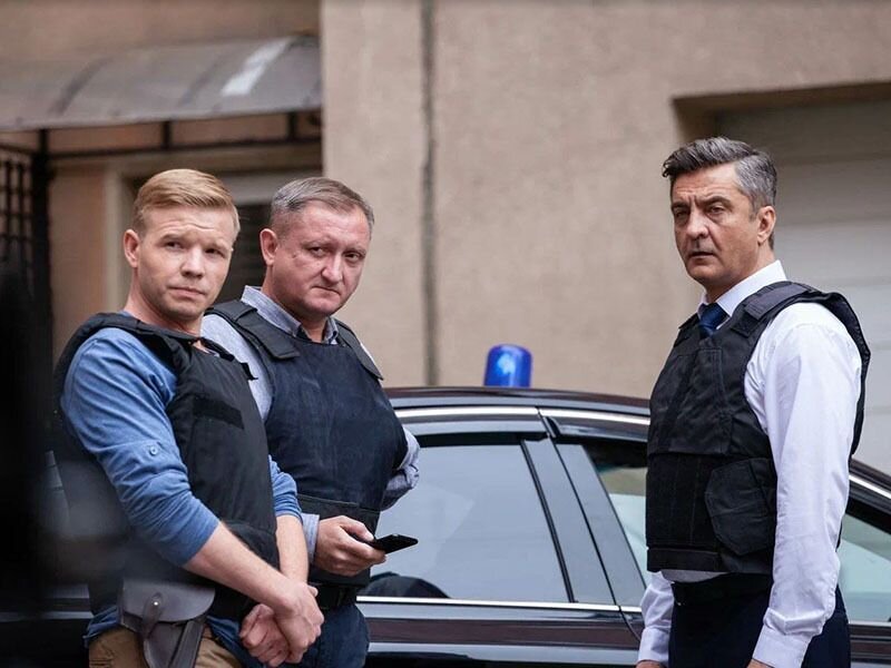 Кадры со съемок сериала «Шеф»
