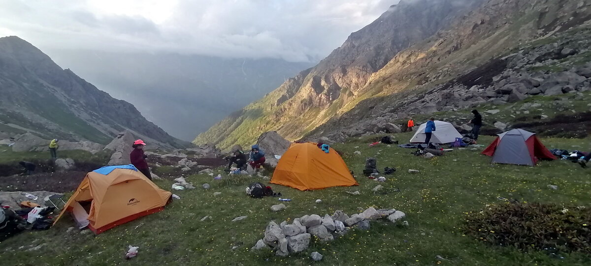 Первая ночевка