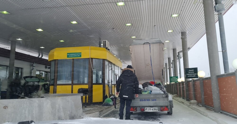 Обстановка на российско-эстонской границе. МАПП "Куничина Гора ...