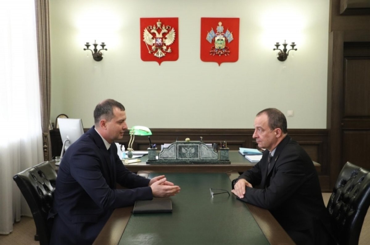    Председатель ЗСК встретился с новым главой Абинского района