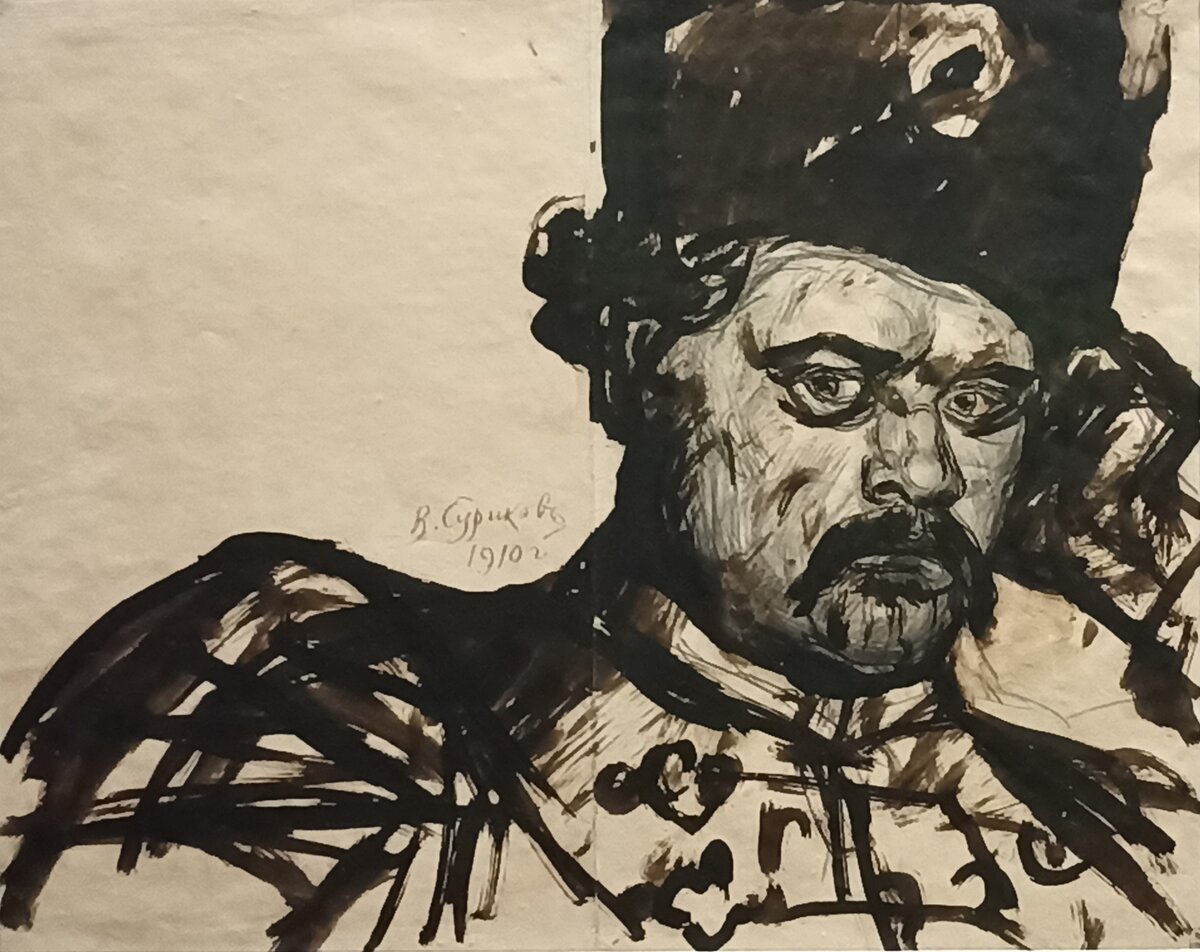 Степан Разин. Эскиз к Картине. Василий Суриков