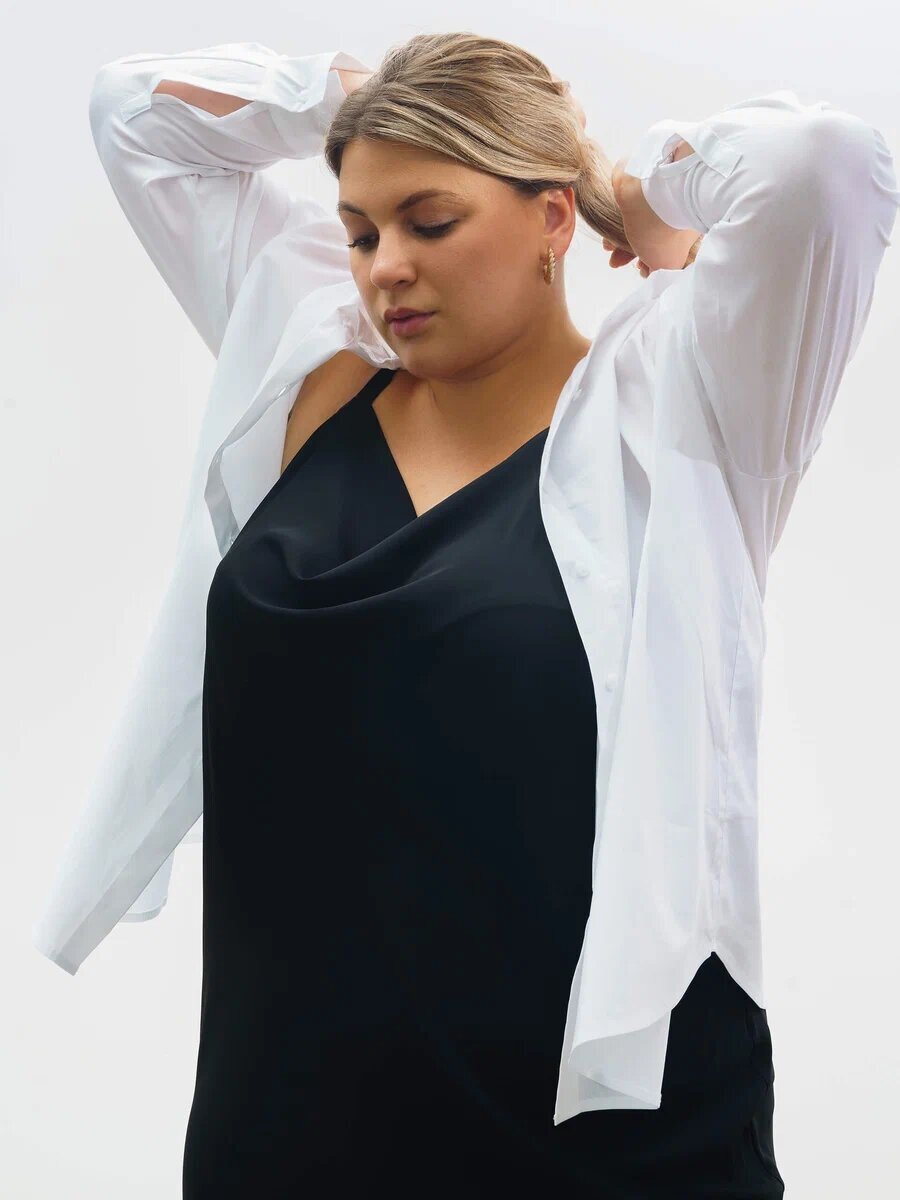 ✅ Оставляем платье-комбинацию на теплый сезон. Пример корректного образа.