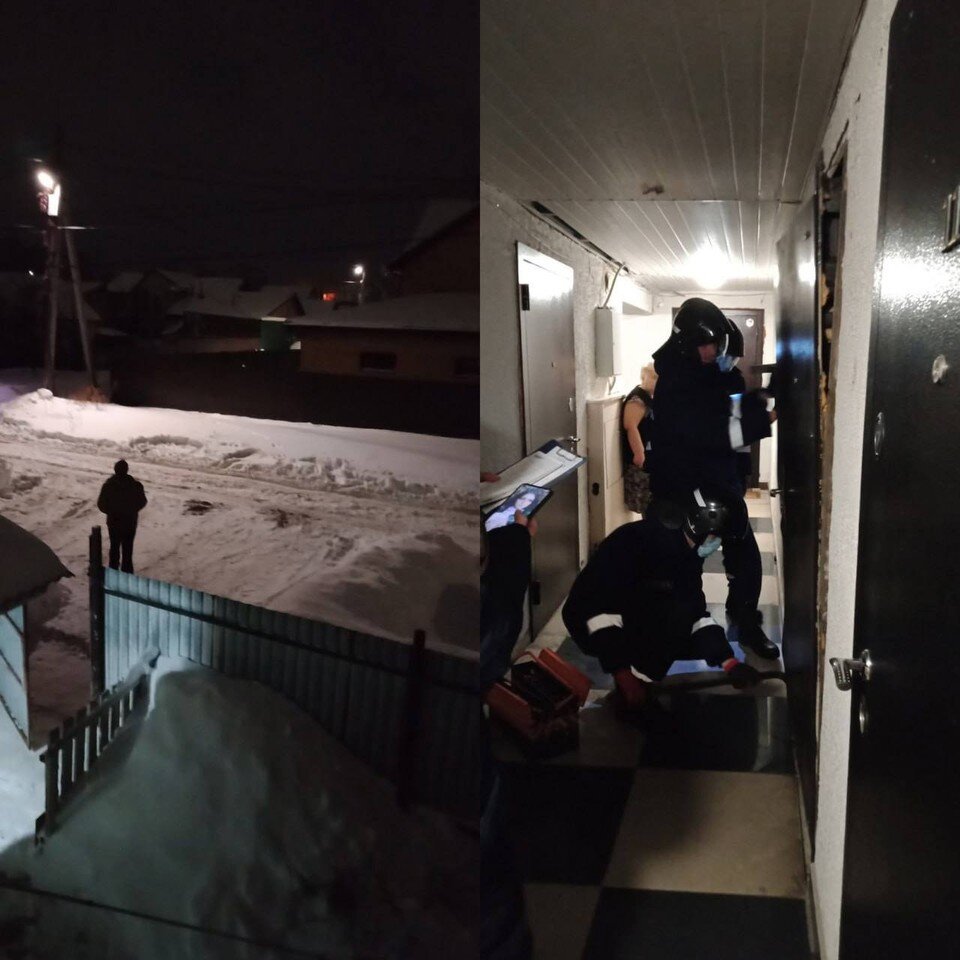 стоять в чужой квартире