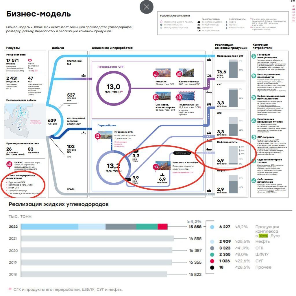 Бизнес-модель ПАО «Новатэк»