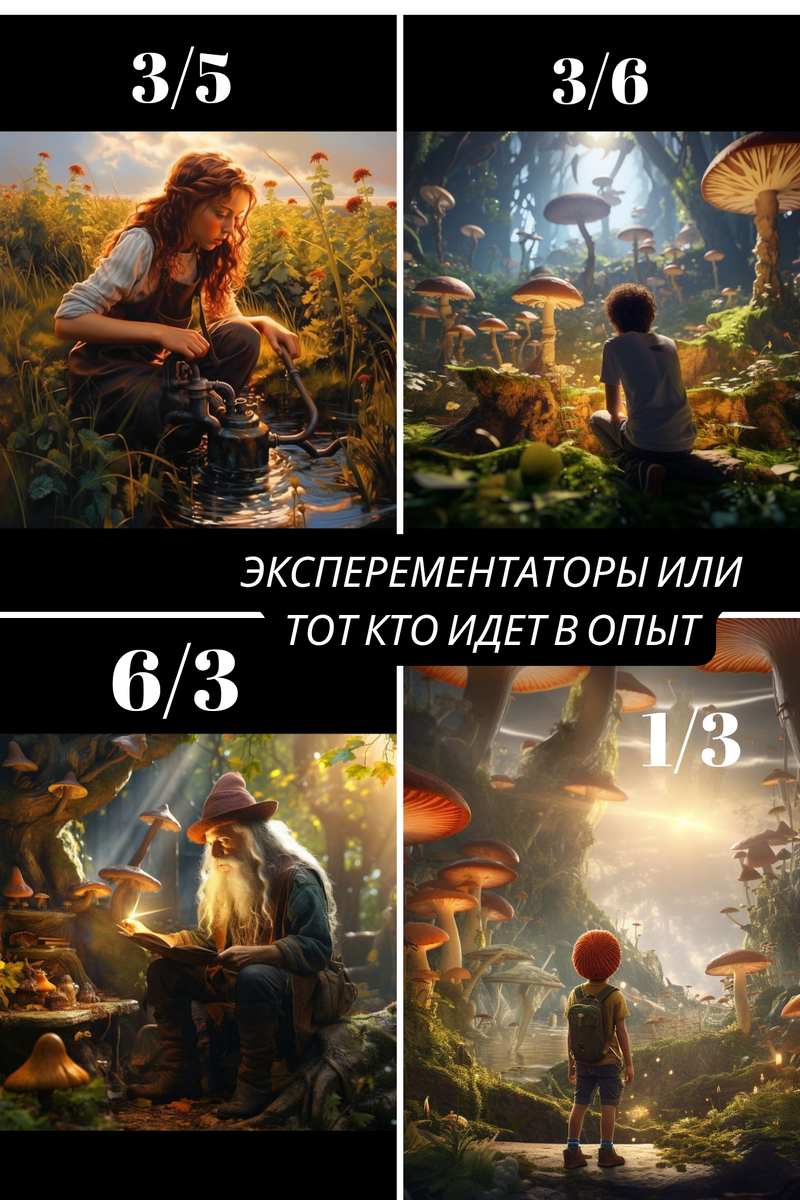 Эксперементаторы или тот, кто идет в опыт.