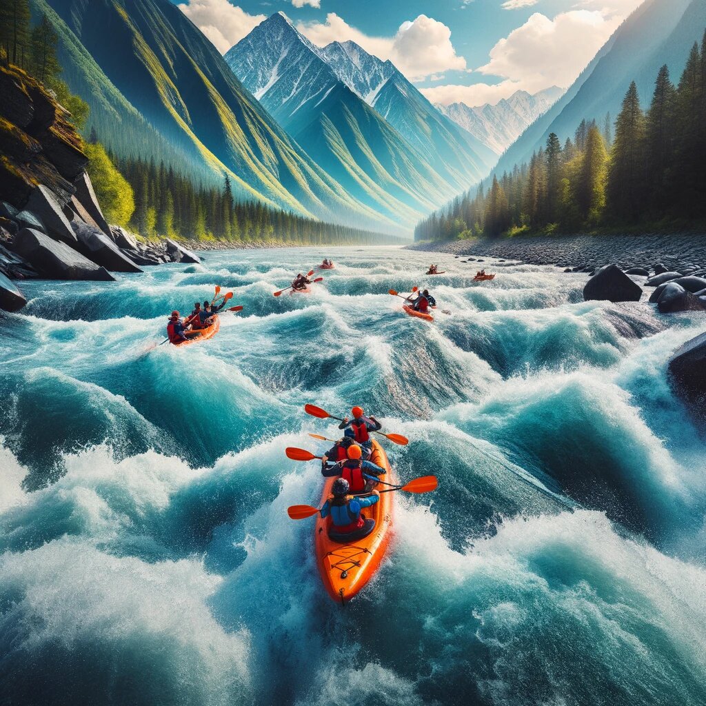 Сплав по горной реке