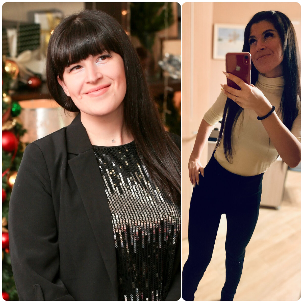 Выбрала раскладку коллажа, где правая ячейка побольше, и все равно вся туда не влезла 😂