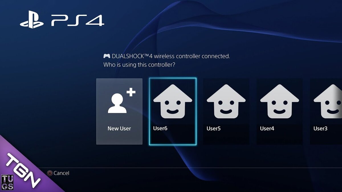 Фото не мое. Меню PS4