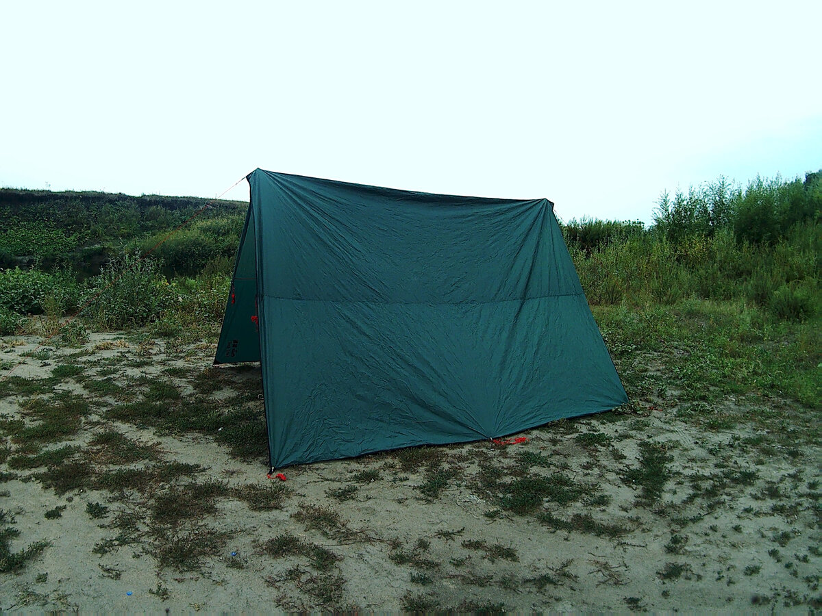 Стоянка на пляже. Река Свияга.